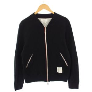 ループバック オーバーサイズ RWB ストライプ ジャケット 2 ブラック MJT015AK8282