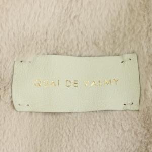 QUAI DE VALMY レザージャケット ボア 50 グレー
