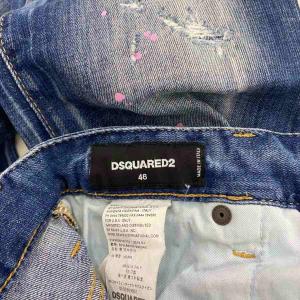 DSQUARED2 15SS COOL GUY JEAN デニムパンツ ダメージ加工 ペイント加工 46