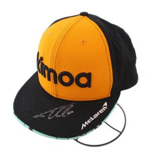 kimoa McLaren 9FIFTY ベースボールキャップ 野球帽 M-L オレンジ 黒 /KH