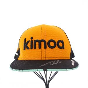 NEW ERA kimoa McLaren 9FIFTY ベースボールキャップ 野球帽 M-L オレンジ 黒 /KH