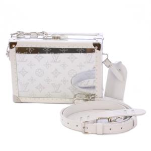 クラッチボックス ミラー モノグラム ショルダーバッグ シルバーカラー M20410