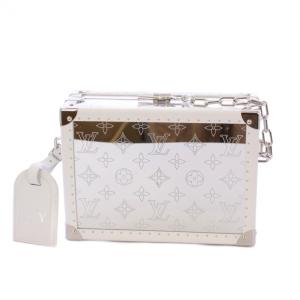 LOUIS VUITTON クラッチボックス ミラー モノグラム ショルダーバッグ シルバーカラー M20410