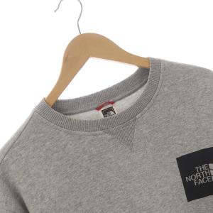 THE NORTH FACE ファインドリューピーククルー スウェット トレーナー プルオーバー 長袖 スクエアロゴ XL グレー 黒 ブラック A7X1L