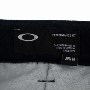 OAKLEY ゴルフウェア イージーパンツ ジップフライ 裏ボア M 黒 ブラック 422552JP
