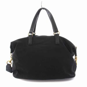 TORY BURCH ハンドバッグ ショルダーバッグ ナイロン 黒 ブラック