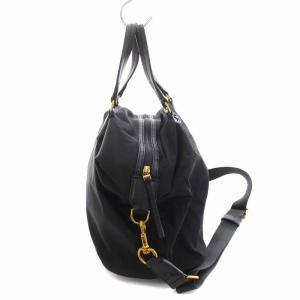 TORY BURCH ハンドバッグ ショルダーバッグ ナイロン 黒 ブラック