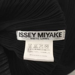 ISSEY MIYAKE WHITE LABEL セットアップ 半袖 カットソー スカート プリーツ 2 M ブラック