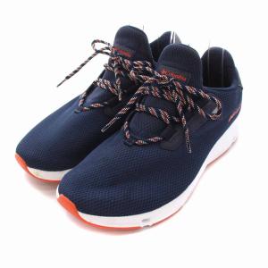 Columbia ベント エアロ スニーカー ローカット シューズ US10 28cm 紺 ネイビー