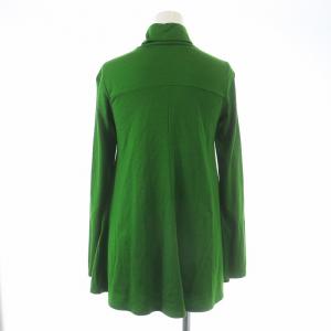 SYBILLA チュニック ニット カットソー 長袖 タートルネック ウール SS 緑 グリーン