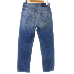 MOTHER Ron Herman THE TOMCAT デニムパンツ ジーンズ ストレート ボタンフライ ダメージ加工 26 L インディゴブルー
