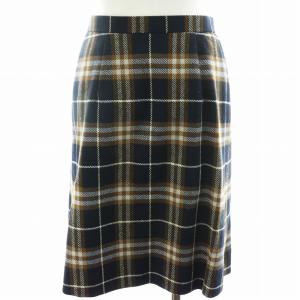 burberrys ヴィンテージ ラップスカート 9 ネイビー ブラウン