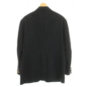 J.PRESS テーラードジャケット ブレザー シングル 背抜き ウール 紺 ネイビー /BB