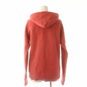 HYSTERIC GLAMOUR 90s ジップアップパーカー プリント ロゴ ハイビスカス柄 フード ラグランスリーブ 長袖 F ピンク