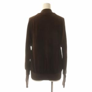 HYSTERIC GLAMOUR 90s ブルゾン ジャケット ベロア ロゴ ラグランスリーブ F 茶 ブラウン /XK