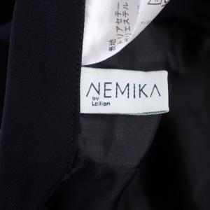 Leilian NEMIKA フレアスカート ひざ丈 13+ XXL 黒 ブラック /BM