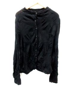 ニットカーディガン 長袖 2 黒