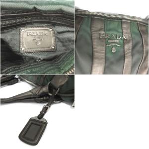 PRADA TESSUTO NAPPA  ハンドバッグ ナイロン カーキ