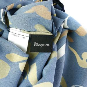 Diagram 21AW シャツ ブラウス ノースリーブ 総柄 36 マルチカラー