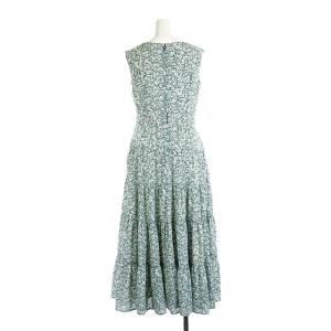 TOCCA 19AW MIMOSA 花柄 ノースリーブワンピース 0 グリーン