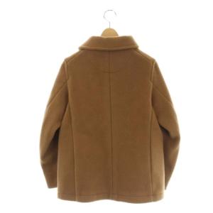 DANTON 18AW ウール コート ショート アウター 34 ブラウン