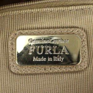 FURLA パイパー レザーショルダーバッグ ベージュ