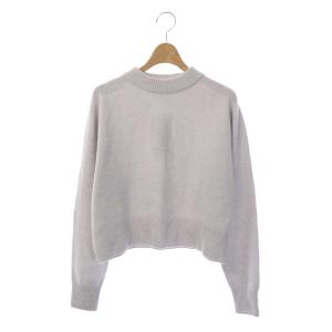21AW MERINO CASHMERE ニット セーター カシミヤ混 2 ライトグレー