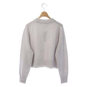 MARGARET HOWELL 21AW MERINO CASHMERE ニット セーター カシミヤ混 2 ライトグレー