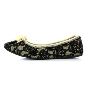 Salvatore Ferragamo My リボンモチーフバレエシューズ 5 ブラック