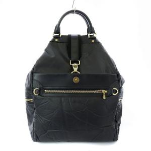 バチュービヨンド バックパック リュック バチュークロス レザー  ブラック