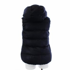DUVETICA FEBEDUE ダウンベスト フルジップアップ フード 40 ブラック