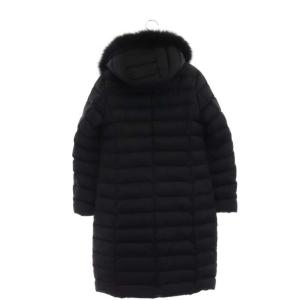 UNITED ARROWS ダウンコート アウター ロング フード ブルーフォックスファー ブラック