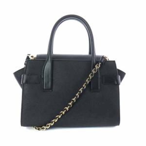 MICHAEL KORS CARMEN FLAP SATCHEL ブラック
