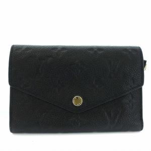 M60568 ポルトフォイユ キュリユーズコンパクト モノグラム 三つ折り財布 黒