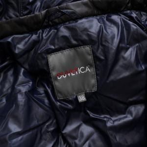 DUVETICA ダウンコート フード ナイロン ジップアップ 38 ダークブラウン