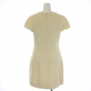 CHANEL ワンピース ツイード 36 アイボリー