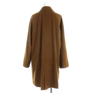 Leilian ロングコート カシミヤ ダブル 9 M ブラウン