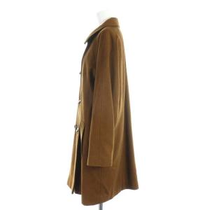 Leilian ロングコート カシミヤ ダブル 9 M ブラウン
