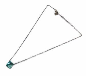 SWAROVSKI Tempo Antique Green ネックレス クリスタル スクエア シルバー グリーン