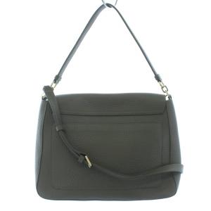 FURLA ハンドバッグ ショルダーバッグ レザー 2way カーキ
