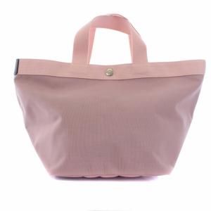 トートバッグ ハンドバッグ 舟型 ナイロン ピンク