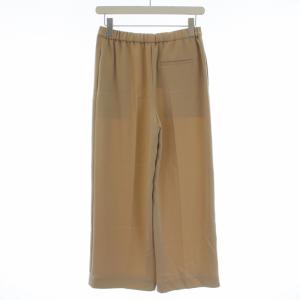 Theory 21SS CLASSIC CREPE WIDE PULL ON L ワイドパンツ センタープレス P S ベージュ 01-1106401-320-01