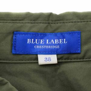 BLUE LABEL CRESTBRIDGE 20AW シャツワンピース ロング マキシ 長袖 38 M カーキ