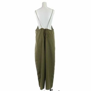 Spick&Span 21SS リネンライクキャミサロペット オールインワン サロペット オーバーオール ロング 36 S カーキ