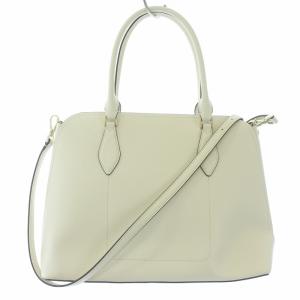 kate spade new york ダーシー ラージサッチェル 2WAY トートバッグ ショルダーバッグ レザー 白 アイボリー
