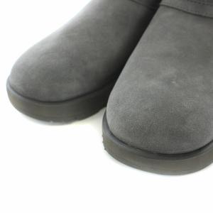 UGG australia CLASSIC MINI WATERPROOF ムートン ショート US7 グレー