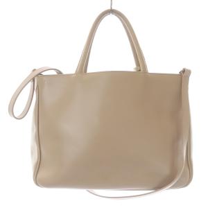 FURLA ハンドバッグ ショルダーバッグ 2WAY レザー ロゴ ピンクベージュ D
