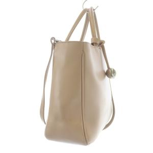 FURLA ハンドバッグ ショルダーバッグ 2WAY レザー ロゴ ピンクベージュ D