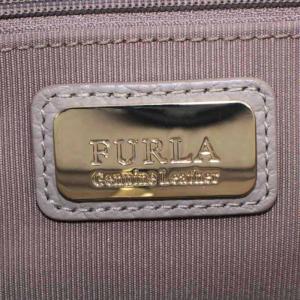 FURLA フロー ハンドバッグ ショルダーバッグ 2way レザー グレー