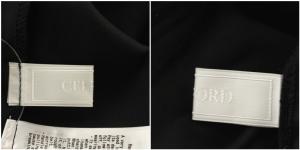 CELFORD 22SS ワンピース レース マーメイド ノースリーブ ロング 36 S ブラック